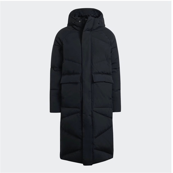 adidas Other - NWTs adidas Men's Black Big Baffle Hooded Coat Medium